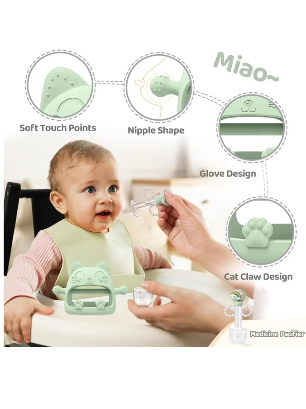 NEW 19 Piece Newborn New Baby Grooming Essentials Kit Bath Brush Bib Nail Needs